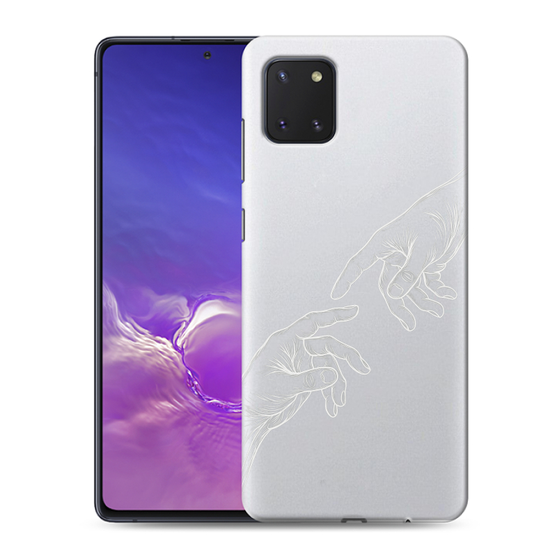Силиконовый чехол на Samsung Galaxy Note 10 Lite с принтом Сотворение мира Силиконовый чехол на Samsung Galaxy Note 10 Lite с принтом Сотворение мира