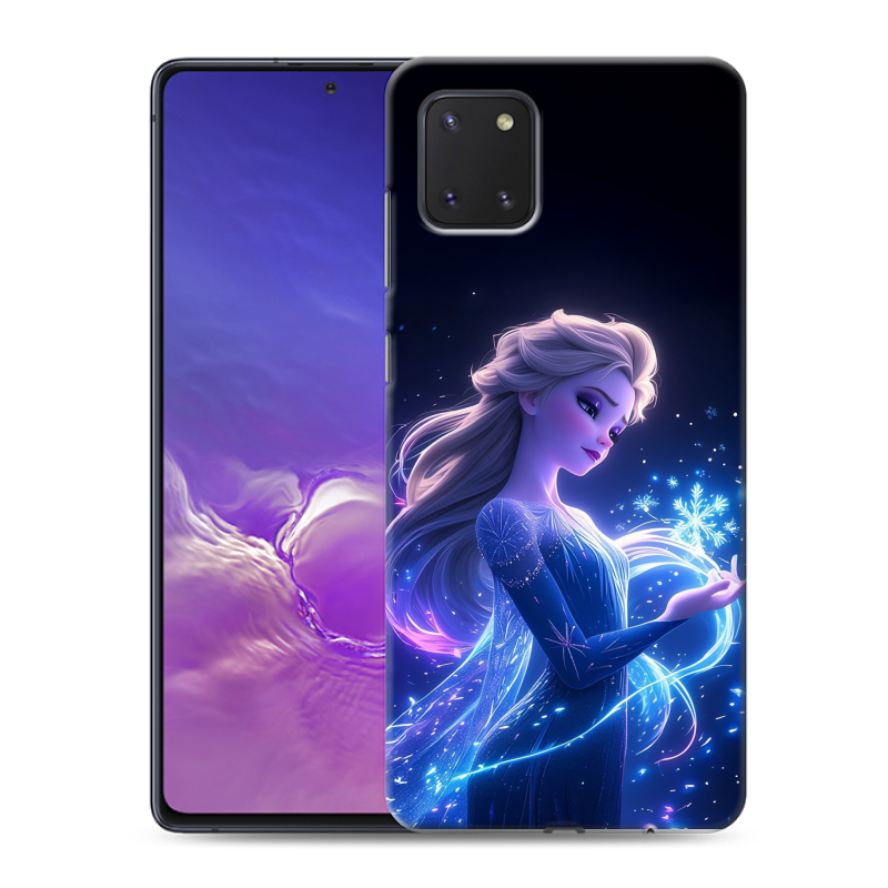 Силиконовый чехол на Samsung Galaxy Note 10 Lite с принтом Холодное сердце Frozen Силиконовый чехол на Samsung Galaxy Note 10 Lite с принтом Холодное сердце Frozen