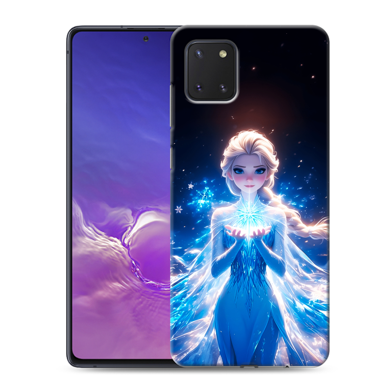 Силиконовый чехол на Samsung Galaxy Note 10 Lite с принтом Холодное сердце Frozen Силиконовый чехол на Samsung Galaxy Note 10 Lite с принтом Холодное сердце Frozen