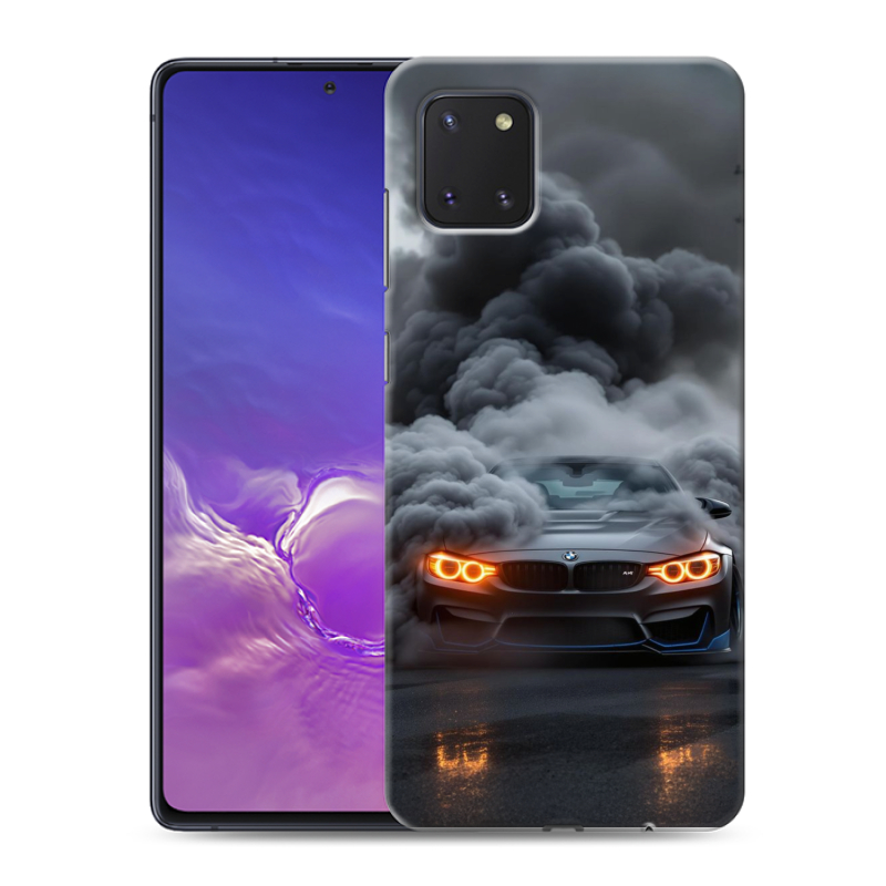 Пластиковый чехол на Samsung Galaxy Note 10 Lite с принтом BMW БМВ Пластиковый чехол на Samsung Galaxy Note 10 Lite с принтом BMW БМВ