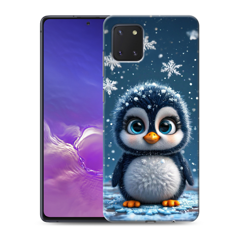 Силиконовый чехол на Samsung Galaxy Note 10 Lite с принтом Новый год Силиконовый чехол на Samsung Galaxy Note 10 Lite с принтом Новый год