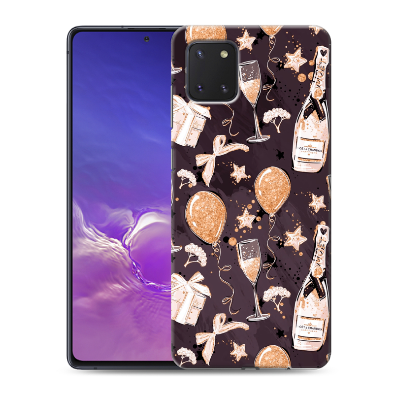 Пластиковый чехол на Samsung Galaxy Note 10 Lite с принтом Новый год Пластиковый чехол на Samsung Galaxy Note 10 Lite с принтом Новый год