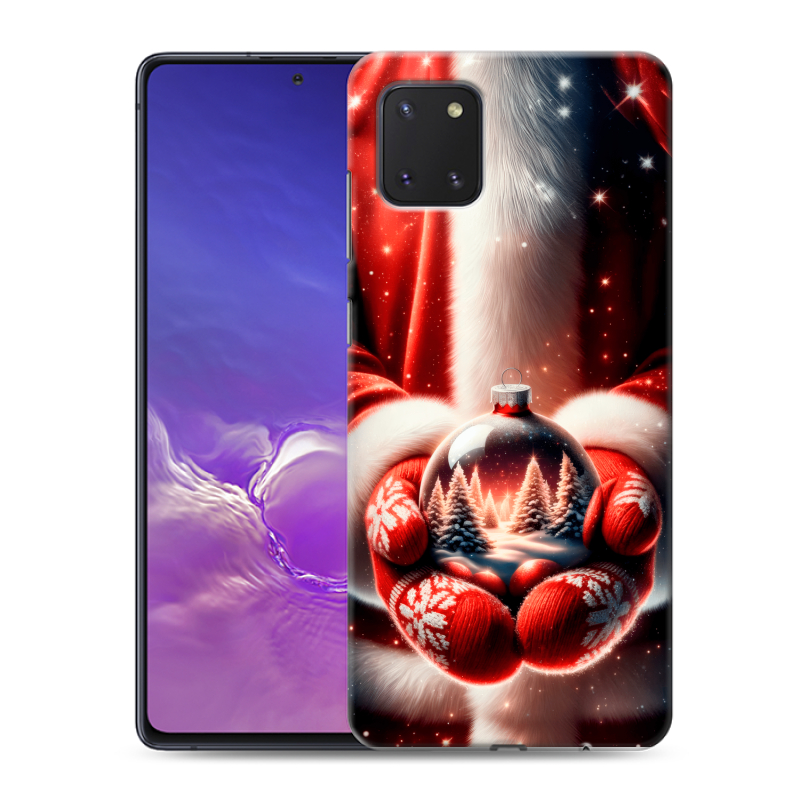 Силиконовый чехол на Samsung Galaxy Note 10 Lite с принтом Новый год Силиконовый чехол на Samsung Galaxy Note 10 Lite с принтом Новый год