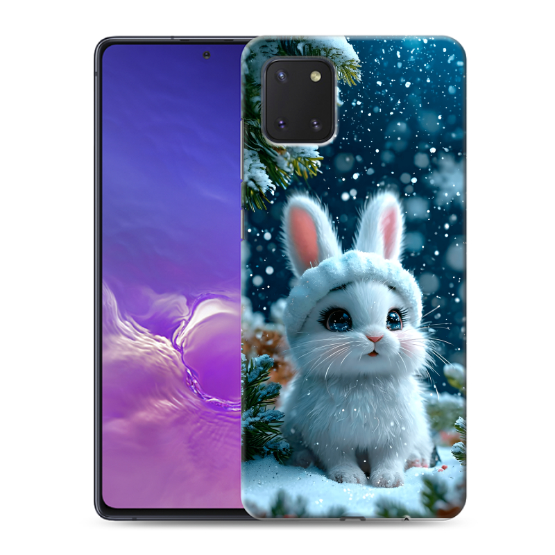 Силиконовый чехол на Samsung Galaxy Note 10 Lite с принтом Новый год Силиконовый чехол на Samsung Galaxy Note 10 Lite с принтом Новый год