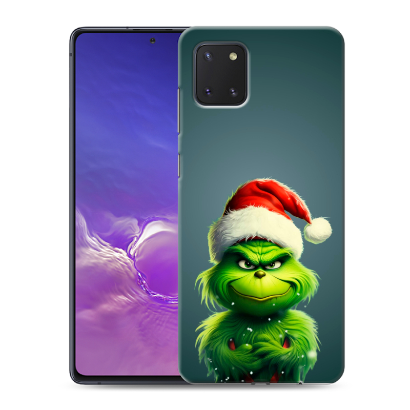 Пластиковый чехол на Samsung Galaxy Note 10 Lite с принтом Новый год Пластиковый чехол на Samsung Galaxy Note 10 Lite с принтом Новый год