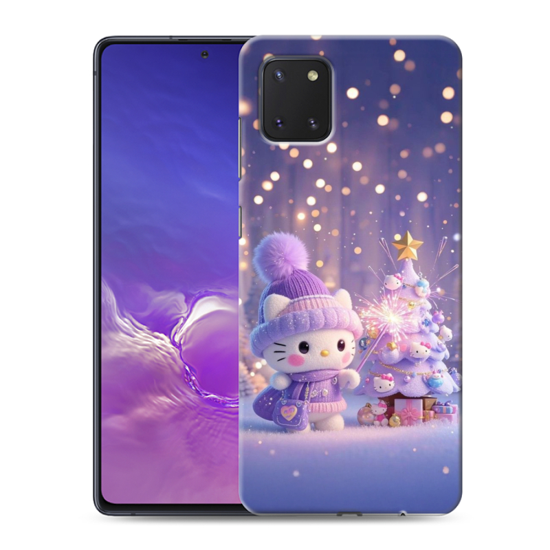 Силиконовый чехол на Samsung Galaxy Note 10 Lite с принтом Новый год Силиконовый чехол на Samsung Galaxy Note 10 Lite с принтом Новый год
