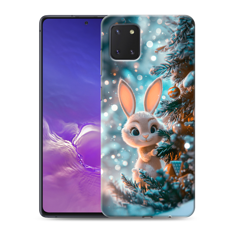 Силиконовый чехол на Samsung Galaxy Note 10 Lite с принтом Новый год Силиконовый чехол на Samsung Galaxy Note 10 Lite с принтом Новый год