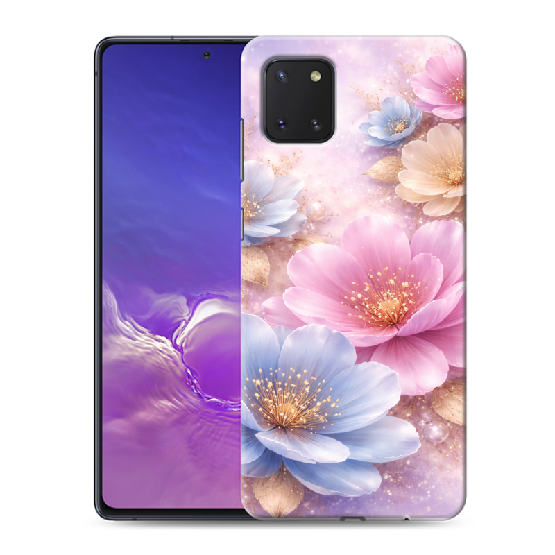 Силиконовый противоударный чехол на Samsung Galaxy Note 10 Lite с принтом женский Силиконовый противоударный чехол на Samsung Galaxy Note 10 Lite с принтом женский