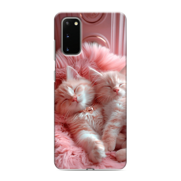 Силиконовый чехол на Samsung Galaxy S20 с принтом котята котики Силиконовый чехол на Samsung Galaxy S20 с принтом котята котики