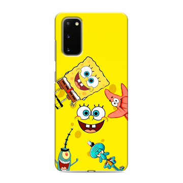 Силиконовый чехол на Samsung Galaxy S20 с принтом Спанч боб Спанчбоб