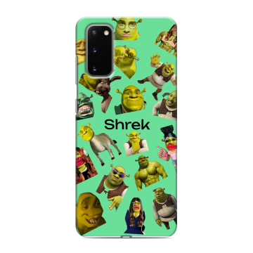 Силиконовый чехол на Samsung Galaxy S20 с принтом Шрек Shrek Силиконовый чехол на Samsung Galaxy S20 с принтом Шрек Shrek