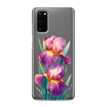 Силиконовый чехол на Samsung Galaxy S20 с принтом Цветы орхидеи Силиконовый чехол на Samsung Galaxy S20 с принтом Цветы орхидеи