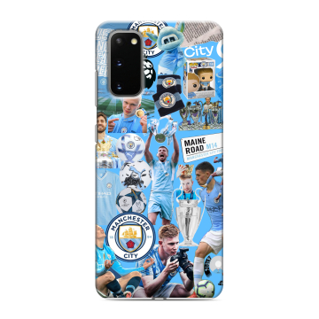 Силиконовый чехол на Samsung Galaxy S20 с принтом Man City Манчестер Сити Силиконовый чехол на Samsung Galaxy S20 с принтом Man City Манчестер Сити