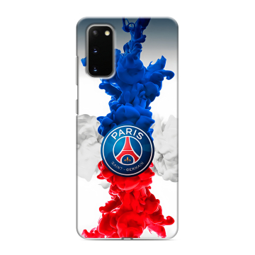 Силиконовый чехол на Samsung Galaxy S20 с принтом PSG ПСЖ Силиконовый чехол на Samsung Galaxy S20 с принтом PSG ПСЖ