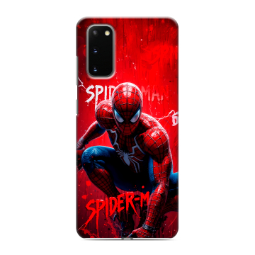 Силиконовый чехол на Samsung Galaxy S20 с принтом Spiderman Человек паук Силиконовый чехол на Samsung Galaxy S20 с принтом Spiderman Человек паук