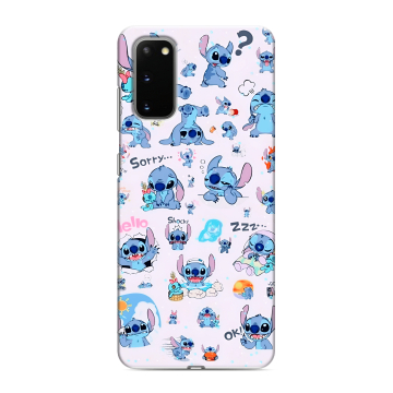 Силиконовый чехол на Samsung Galaxy S20 с принтом Лило и Стич Силиконовый чехол на Samsung Galaxy S20 с принтом Лило и Стич