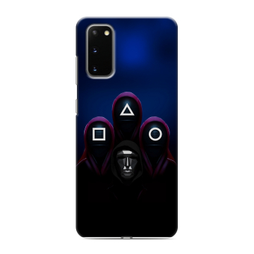 Силиконовый чехол на Samsung Galaxy S20 с принтом Игра Кальмара Силиконовый чехол на Samsung Galaxy S20 с принтом Игра Кальмара