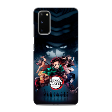 Силиконовый чехол на Samsung Galaxy S20 с принтом Demon Slayer Клинок рассекающий демонов
