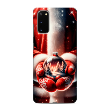 Силиконовый чехол на Samsung Galaxy S20 с принтом Новый год Силиконовый чехол на Samsung Galaxy S20 с принтом Новый год