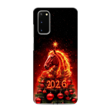 Силиконовый чехол на Samsung Galaxy S20 с принтом Новый год Силиконовый чехол на Samsung Galaxy S20 с принтом Новый год