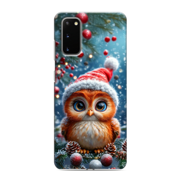 Силиконовый чехол на Samsung Galaxy S20 с принтом Новый год Силиконовый чехол на Samsung Galaxy S20 с принтом Новый год