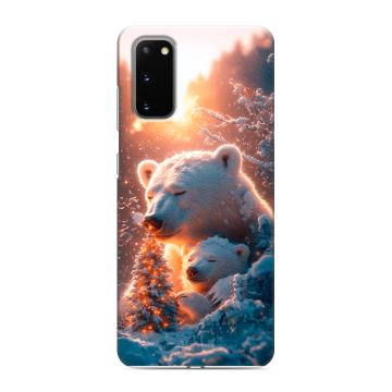 Силиконовый чехол на Samsung Galaxy S20 с принтом Новый год Силиконовый чехол на Samsung Galaxy S20 с принтом Новый год