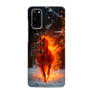Силиконовый чехол на Samsung Galaxy S20 с принтом Новый год Силиконовый чехол на Samsung Galaxy S20 с принтом Новый год