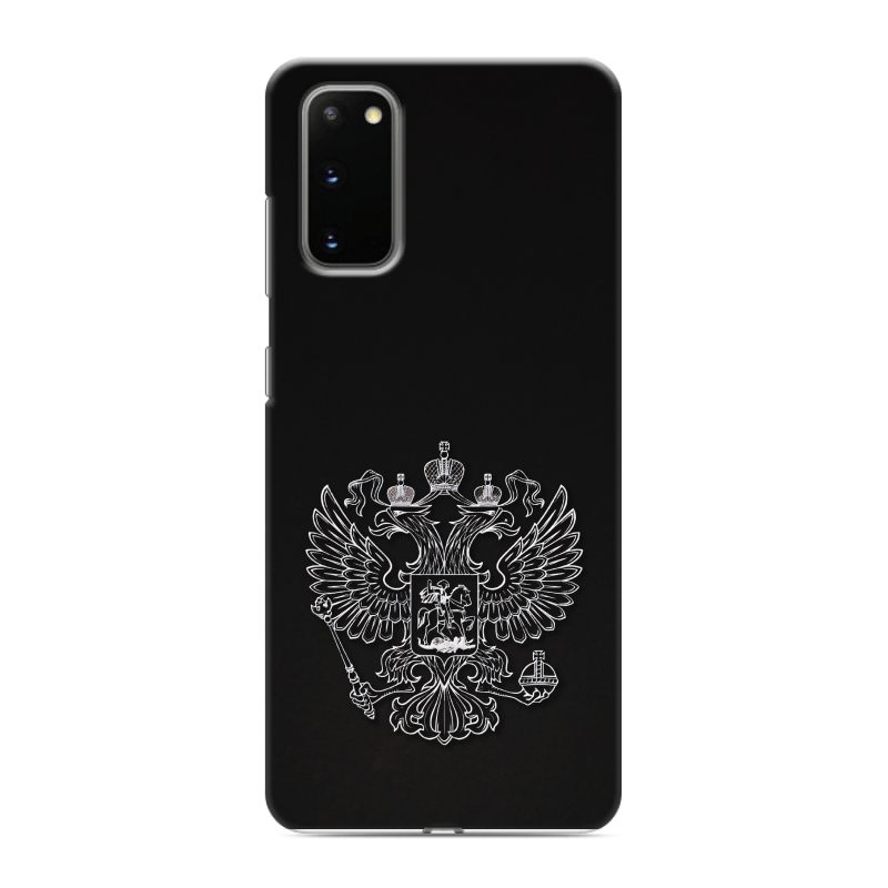 Силиконовый чехол на Samsung Galaxy S20 с принтом Герб России Силиконовый чехол на Samsung Galaxy S20 с принтом Герб России