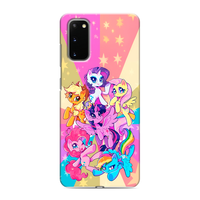 Силиконовый чехол на Samsung Galaxy S20 с принтом My little pony Дружба чудо Силиконовый чехол на Samsung Galaxy S20 с принтом My little pony Дружба чудо