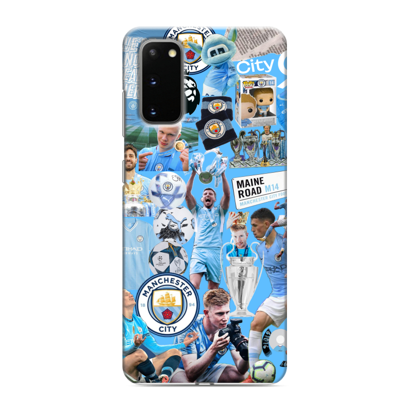 Силиконовый чехол на Samsung Galaxy S20 с принтом Man City Манчестер Сити Силиконовый чехол на Samsung Galaxy S20 с принтом Man City Манчестер Сити