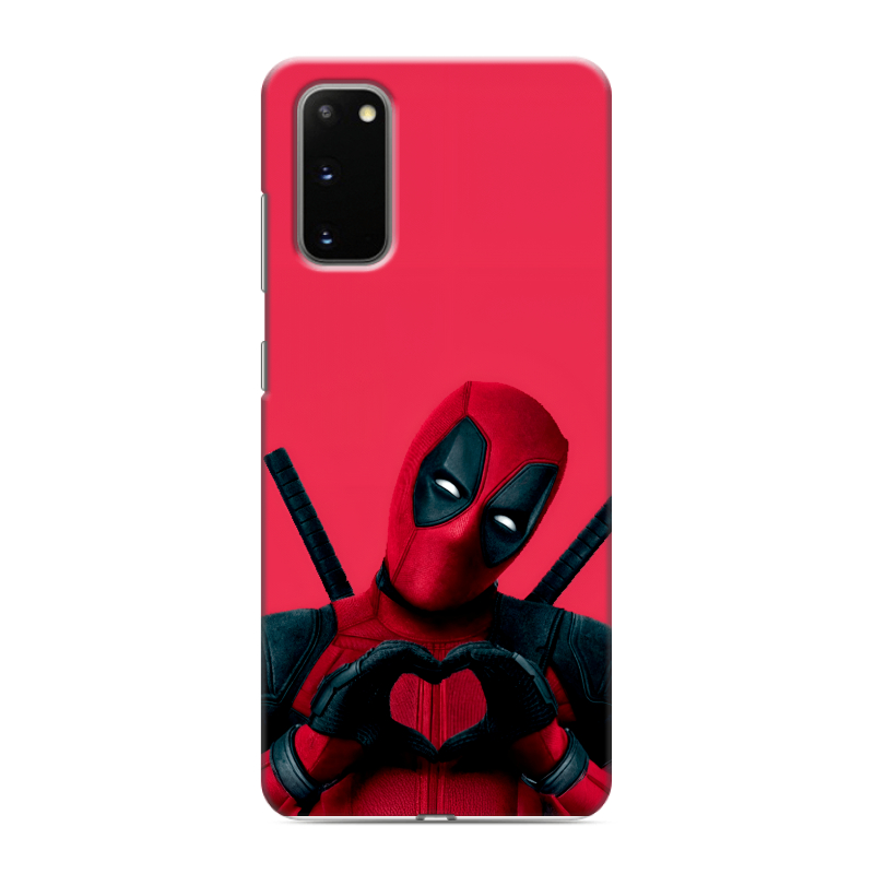 Силиконовый противоударный чехол на Samsung Galaxy S20 с принтом Дедпул Deadpool Силиконовый противоударный чехол на Samsung Galaxy S20 с принтом Дедпул Deadpool