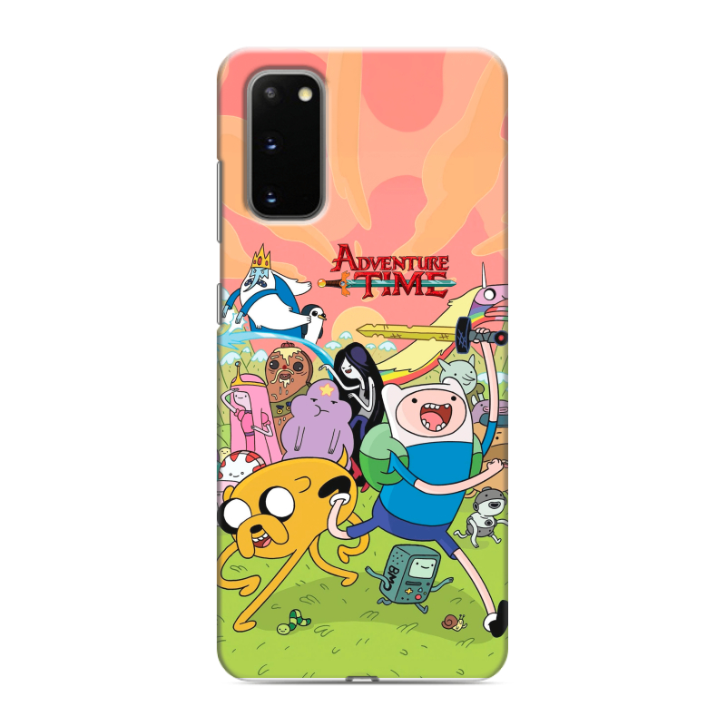 Силиконовый чехол на Samsung Galaxy S20 с принтом Adventure time Время приключений Силиконовый чехол на Samsung Galaxy S20 с принтом Adventure time Время приключений