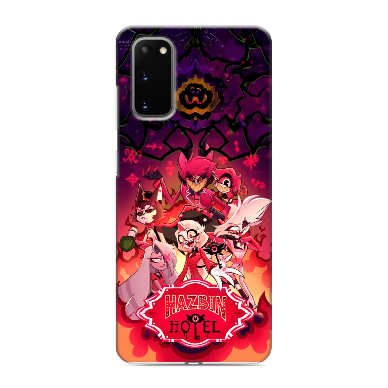 Силиконовый чехол на Samsung Galaxy S20 с принтом Hazbin Hotel Отель Хазбин Силиконовый чехол на Samsung Galaxy S20 с принтом Hazbin Hotel Отель Хазбин