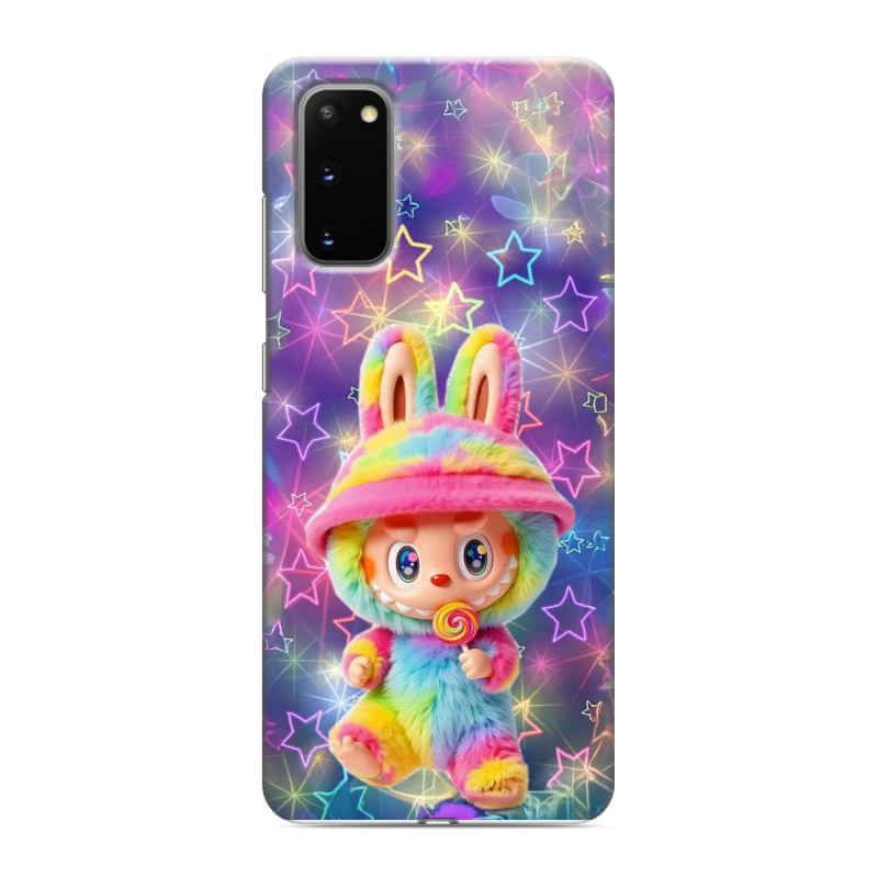 Силиконовый чехол на Samsung Galaxy S20 с принтом Labubu Лабубу Силиконовый чехол на Samsung Galaxy S20 с принтом Labubu Лабубу
