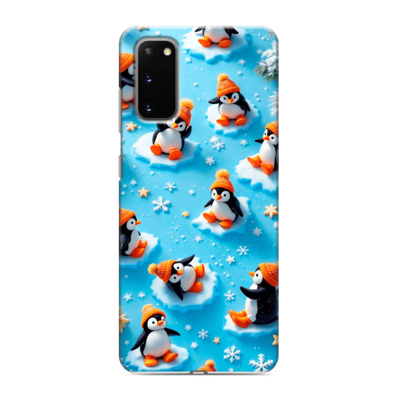 Силиконовый чехол на Samsung Galaxy S20 с принтом Новый год Силиконовый чехол на Samsung Galaxy S20 с принтом Новый год