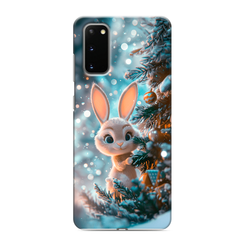 Силиконовый чехол на Samsung Galaxy S20 с принтом Новый год Силиконовый чехол на Samsung Galaxy S20 с принтом Новый год