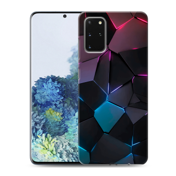 Силиконовый чехол на Samsung Galaxy S20 Plus с принтом Геометрия неона Силиконовый чехол на Samsung Galaxy S20 Plus с принтом Геометрия неона