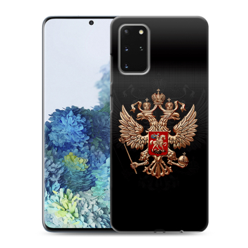 Силиконовый чехол на Samsung Galaxy S20 Plus с принтом Герб России Силиконовый чехол на Samsung Galaxy S20 Plus с принтом Герб России