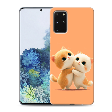 Силиконовый чехол на Samsung Galaxy S20 Plus с принтом Милые котики Силиконовый чехол на Samsung Galaxy S20 Plus с принтом Милые котики