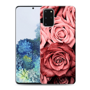 Силиконовый чехол на Samsung Galaxy S20 Plus с принтом Цветы розы Силиконовый чехол на Samsung Galaxy S20 Plus с принтом Цветы розы