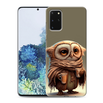 Силиконовый чехол на Samsung Galaxy S20 Plus с принтом Сова Силиконовый чехол на Samsung Galaxy S20 Plus с принтом Сова