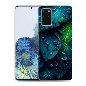 Силиконовый чехол на Samsung Galaxy S20 Plus с принтом Листья Силиконовый чехол на Samsung Galaxy S20 Plus с принтом Листья