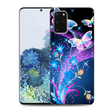 Силиконовый чехол на Samsung Galaxy S20 Plus с принтом Бабочки Силиконовый чехол на Samsung Galaxy S20 Plus с принтом Бабочки