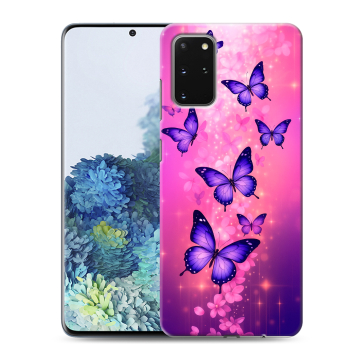 Силиконовый чехол на Samsung Galaxy S20 Plus с принтом Бабочки Силиконовый чехол на Samsung Galaxy S20 Plus с принтом Бабочки