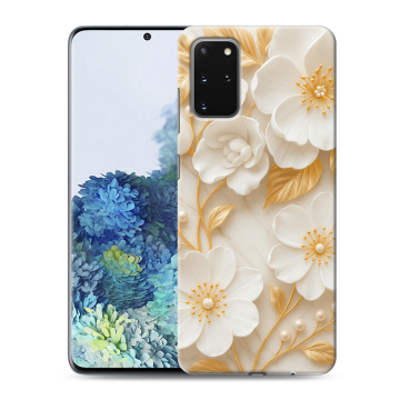 Силиконовый чехол на Samsung Galaxy S20 Plus с принтом Цветы Силиконовый чехол на Samsung Galaxy S20 Plus с принтом Цветы