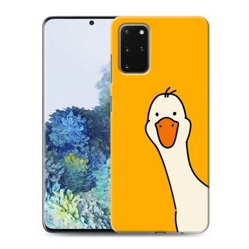 Силиконовый чехол на Samsung Galaxy S20 Plus с принтом Утка Силиконовый чехол на Samsung Galaxy S20 Plus с принтом Утка