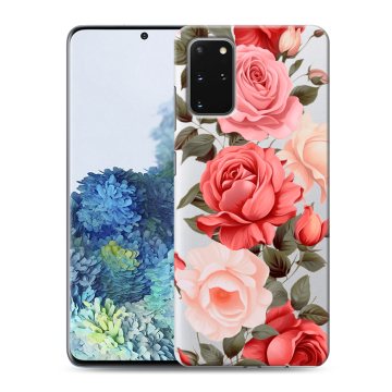 Силиконовый чехол на Samsung Galaxy S20 Plus с принтом Розы Силиконовый чехол на Samsung Galaxy S20 Plus с принтом Розы