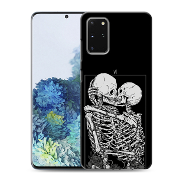 Силиконовый чехол на Samsung Galaxy S20 Plus с принтом Поцелуй скелетов Силиконовый чехол на Samsung Galaxy S20 Plus с принтом Поцелуй скелетов