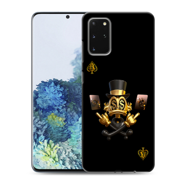 Силиконовый чехол на Samsung Galaxy S20 Plus с принтом Золотой скрудж макдак Силиконовый чехол на Samsung Galaxy S20 Plus с принтом Золотой скрудж макдак
