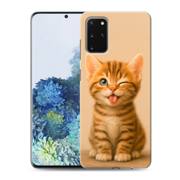 Силиконовый чехол на Samsung Galaxy S20 Plus с принтом котенок Силиконовый чехол на Samsung Galaxy S20 Plus с принтом котенок